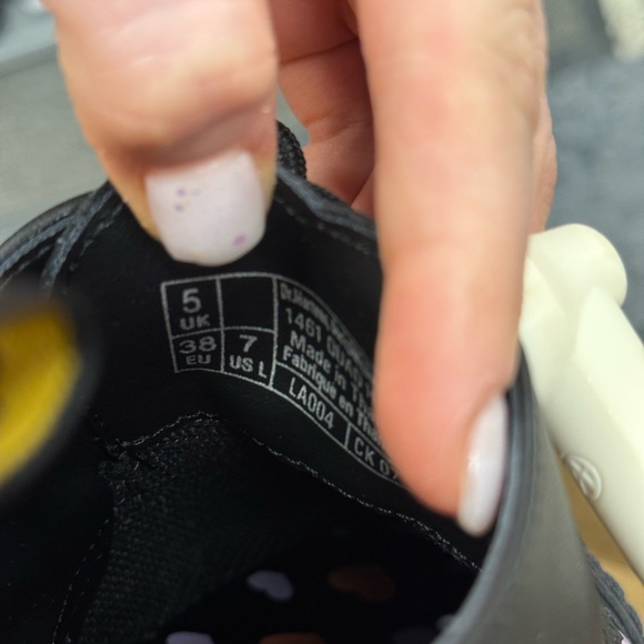 Dr Martens 1461 Leather Heart platform Quad Hearts Oxford - Picture 6 of 6